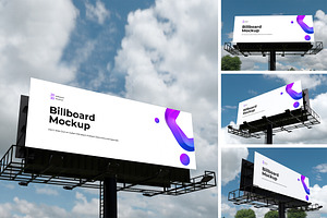 Billboard Mockup, an Advertising Mockup by Twins_studio926