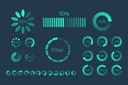 Progress bar icons, a Templates & Theme by Tori Design (Thumbnail 3 of 3)