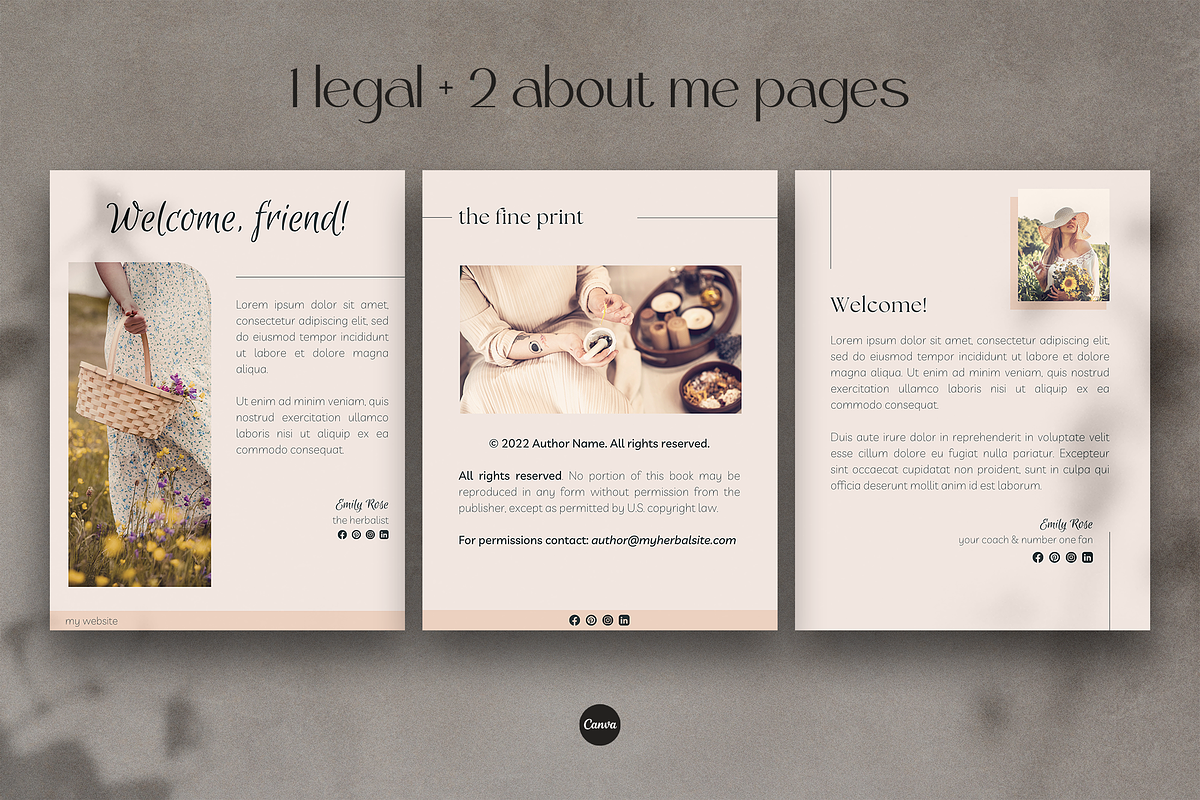 Canva Herbalist Recipe Book Template, a Marketing Template by Made by Melody (Photo 12 of 17)