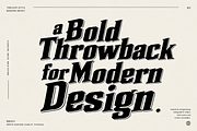 Montac Gartenz - Vintage Power, a Serif Font by HypeWorksCo (Thumbnail 7 of 13)