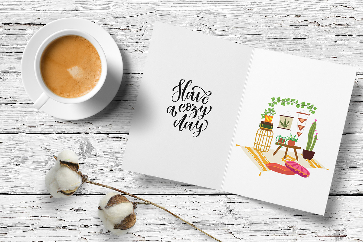 Cozy Boho Home Graphics Set, a Decorative Illustration by Anna Krestiannykova (Photo 12 of 12)
