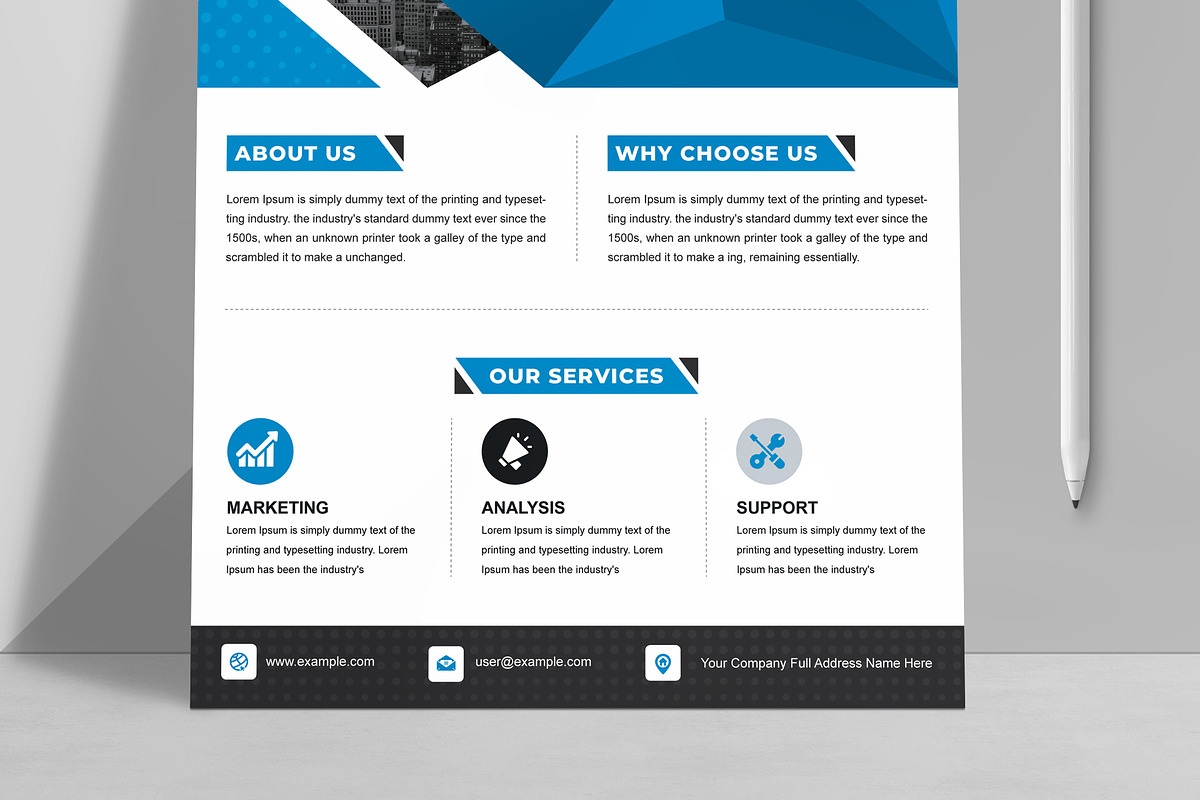 Marketing Expert Flyer Template
