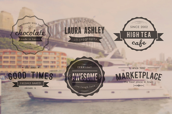 Vintage Logo and Badges 1 preview 5