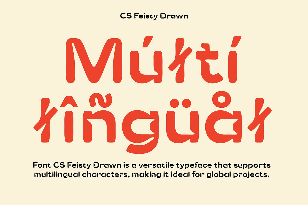 CS Feisty Drawn, a Sans Serif Font by Craft Supply Co. (Photo 6 of 8)