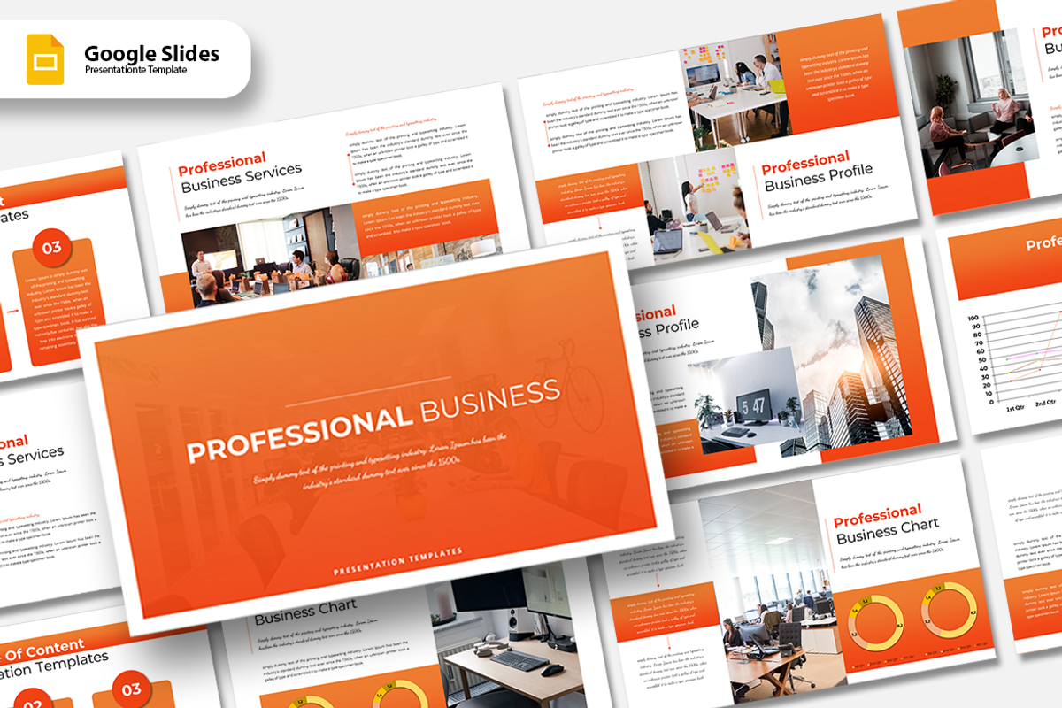 Professional Business - Google Slide, a Presentation Template by artchiles_design (Photo 1 of 4)