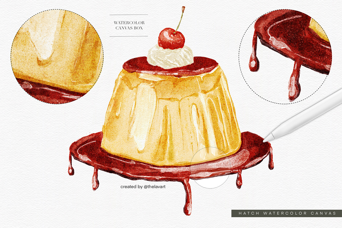 Watercolor Canvas Box for Procreate, a Brush Add-On by Liquid Amethyst Art (Photo 8 of 9)