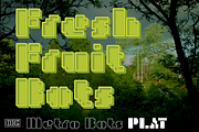 MetroBots Chrome, a Font by Our House Graphics Inc. (Thumbnail 4 of 16)