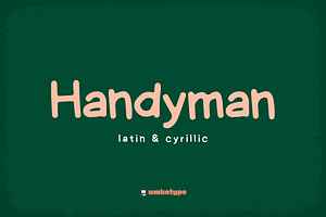 Handyman Handwritten Display Font