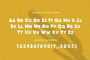 Jemore, a Sans Serif Font by Rahagita Studio (Thumbnail 2 of 8)