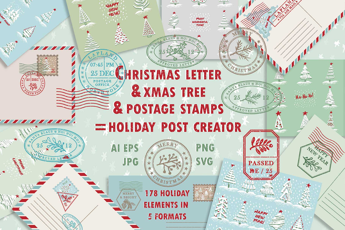 Christmas post creator, a Decorative Illustration by Zimages (Photo 1 of 7)
