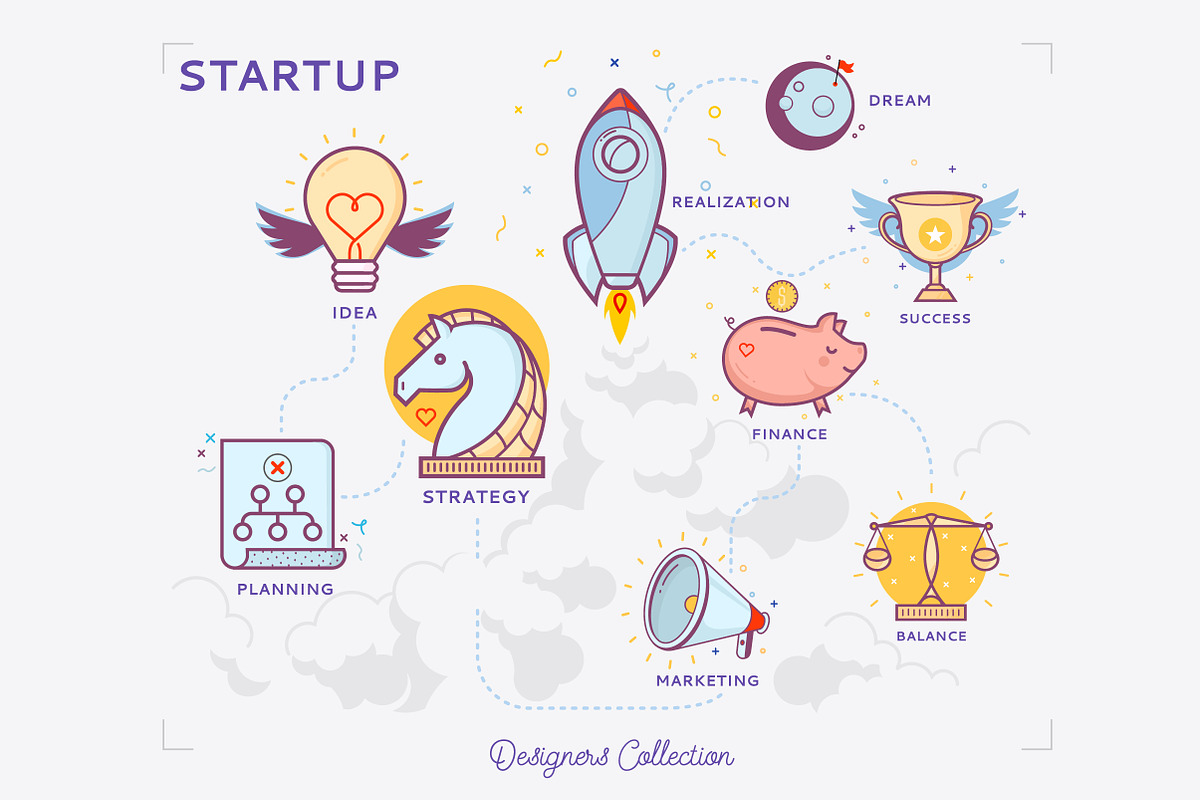 Illustrations for startup project, a Finance Illustration by VectorBakery (Photo 4 of 5)