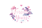 Romantic Love Quote Sublimation, a Seasonal Illustration by Creative design (Thumbnail 3 of 6)