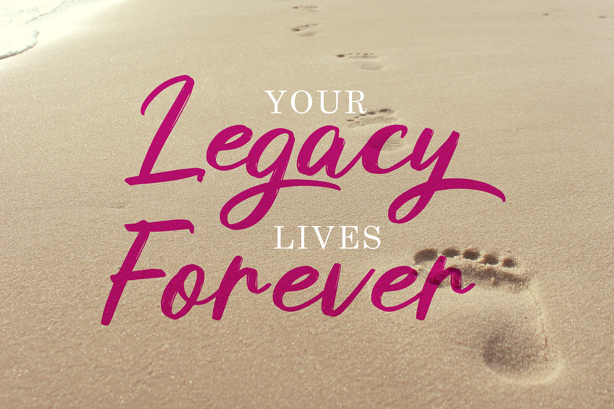 Butterly brush pen font, a Script Font by great19 (Photo 9 of 10)