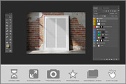 Poster Mockup on Wall PSD, an Advertising Mockup by Bruno's Shop (Thumbnail 3 of 4)