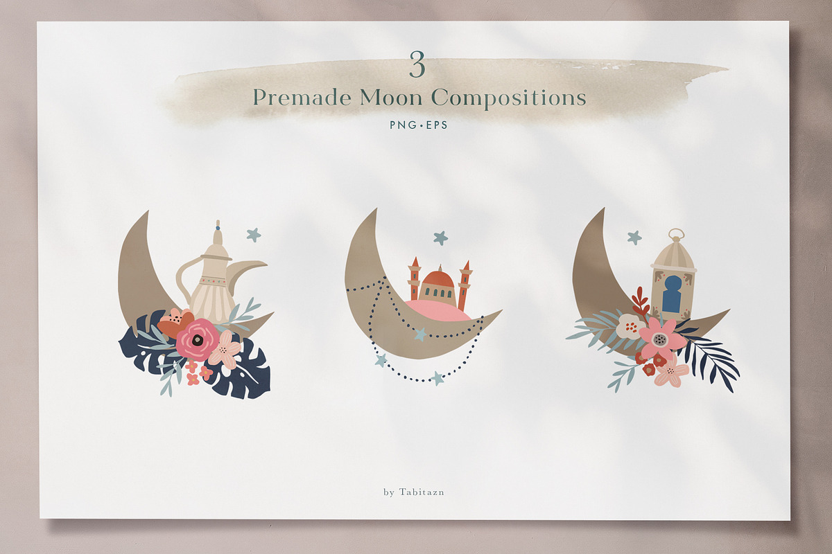 Festive Ramadan Set, a Decorative Illustration by Tabita's shop (Photo 9 of 12)