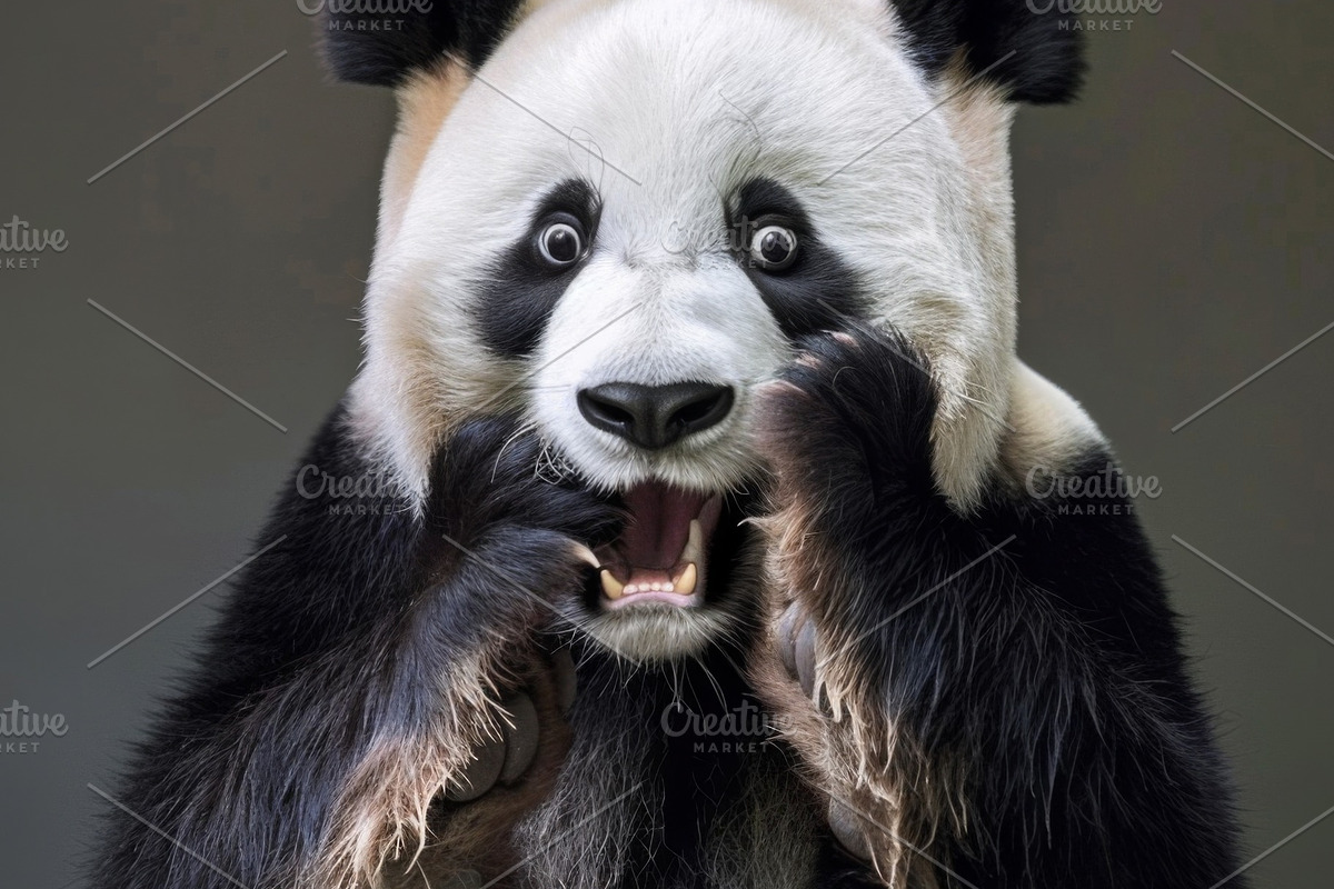 236 surprised animals, an Animal Photo by Handmadefont (Photo 125 of 241)