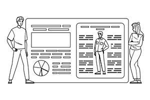 results brand serp vector, a Finance Illustration by pikepicture