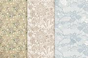 12 shabby romantic Digital Papers., a Pattern Graphic by CLIPART GARDEN (Thumbnail 2 of 5)