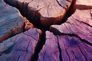 Close-up view of cracked wooden surface showing textures and colors during suns, a Background Photo by AlyaAnd