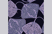 Stingray fish illustrations, pattern, an Animal Illustration by OKart.studio (Thumbnail 7 of 8)