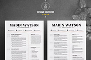 Simple Professional Resume Template, a Resume Template by ResumeInventor (Thumbnail 2 of 6)