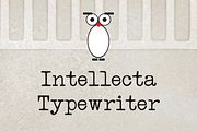 Intellecta Typewriter, a Serif Font by Intellecta Design (Thumbnail 1 of 2)
