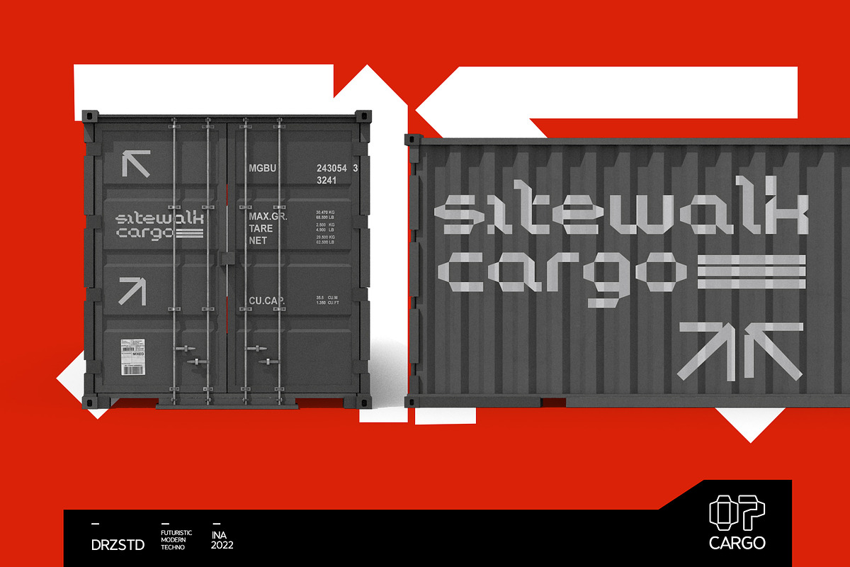 Sitewalk – Futuristic Pixel Font, a Sans Serif Font by Drizy (Photo 7 of 9)