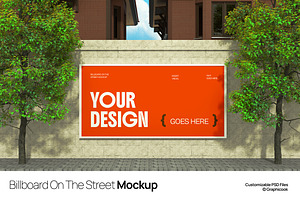 Billboard On The Street Mockup, a Mockup by graphicook