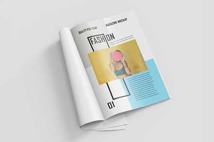 Open Magazine Mockup, a Books & Magazine Mockup by Se٧enStudio