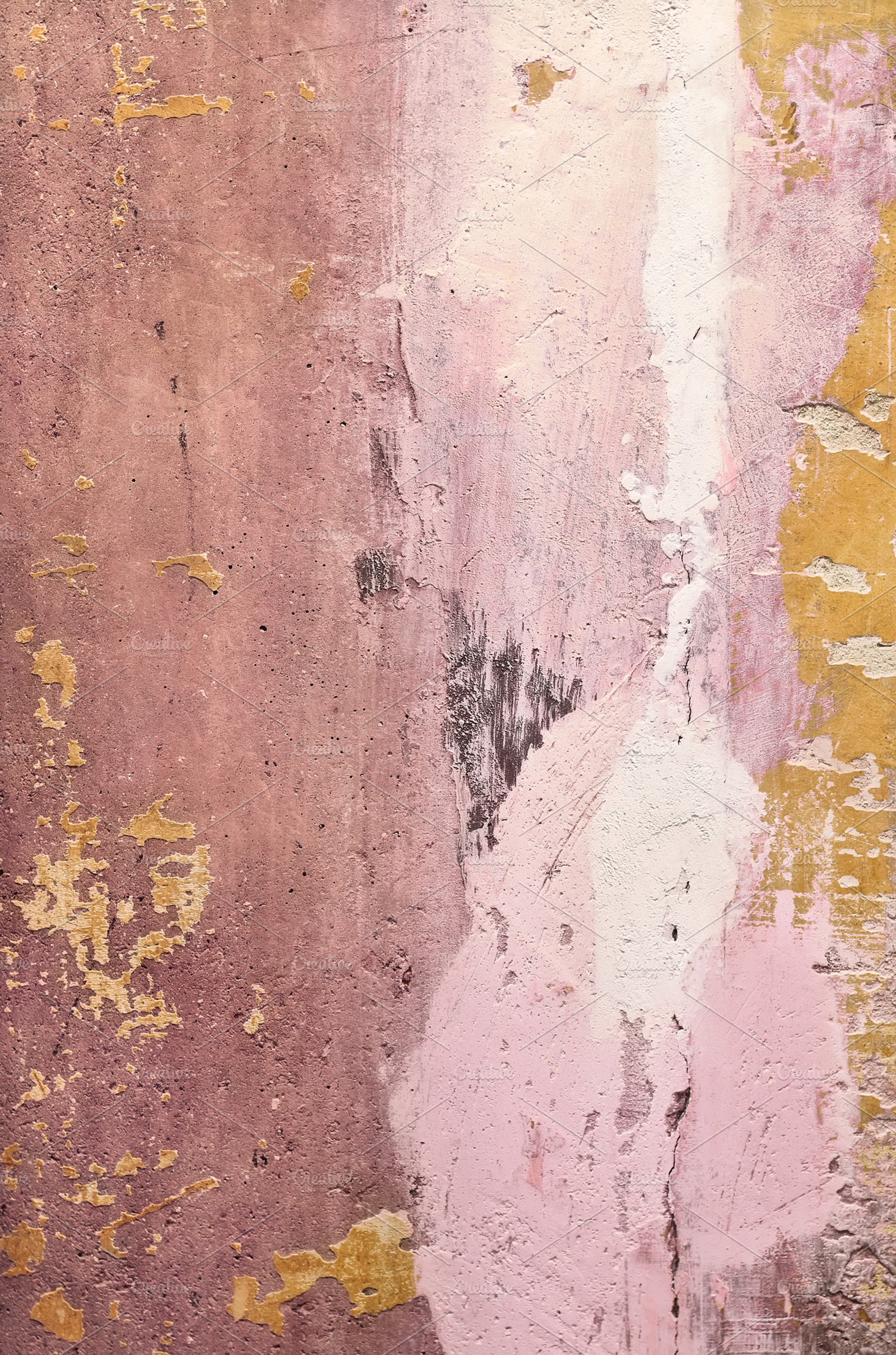 Abstract wall background featuring texture, plaster, and concrete, an Abstract Photo by YvY