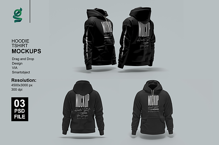 Hoodie Tshirt Mockup, a Hoody Mockup by groens