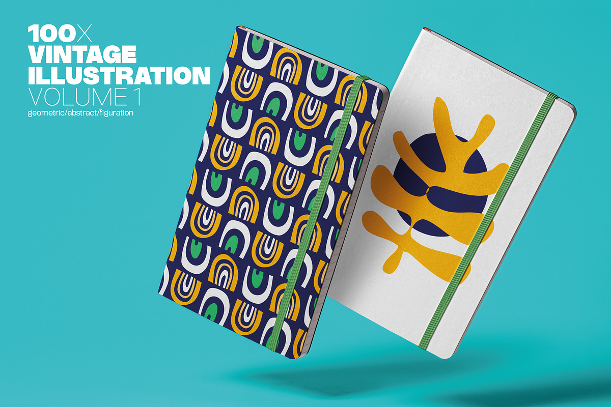 100x VINTAGE ILLUSTRATION - VOLUME 1, a Pattern Graphic by La Boite Graphique (Photo 2 of 7)