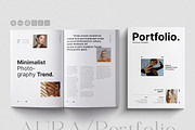 AURA Brochure Portfolio Template, a Brochure Template by TemplateFolio-Shop (Thumbnail 1 of 18)