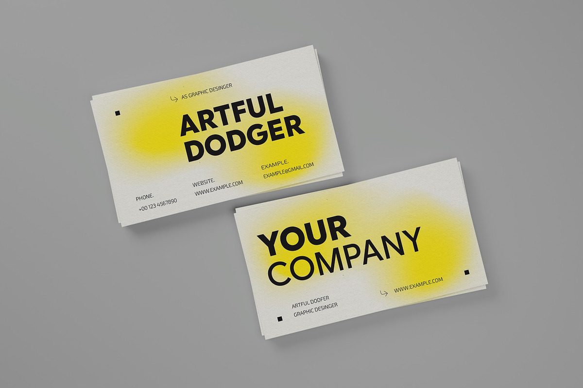 Company Business Card, a Business Card Template by graphicook (Photo 3 of 3)