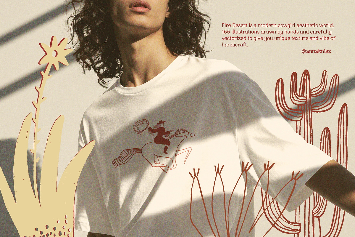 Fire Desert - cowgirl aesthetics, an Object Illustration by Annakniaz (Photo 7 of 15)