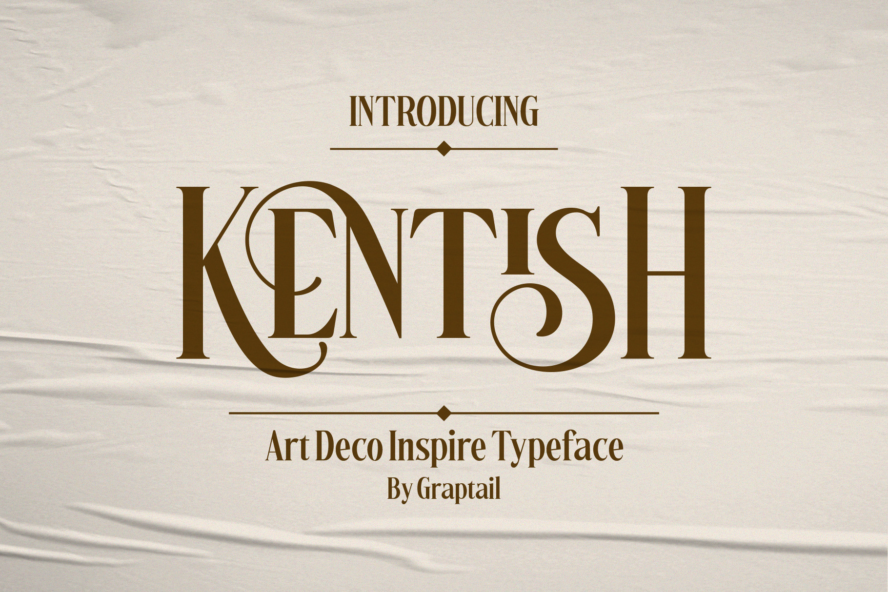 Kentish Font, a Sans Serif Font by Graptail