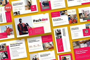 Packdex  Express Delivery Powerpoint, a Presentation Template by Fit-tee
