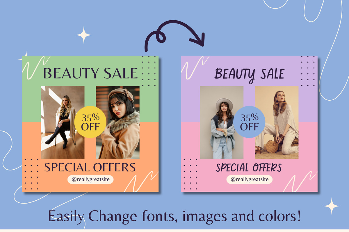 150 Instagram Posts Canva Templates, a Templates & Theme by TemplateCastleStore (Photo 6 of 10)