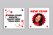 New Year Social Media Post, a Social Media Template by ContestDesign (Thumbnail 5 of 7)