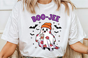 Retro Halloween Ghost PNG Sublimatio, an Illustration by DreamCafeArt (Thumbnail 2 of 7)