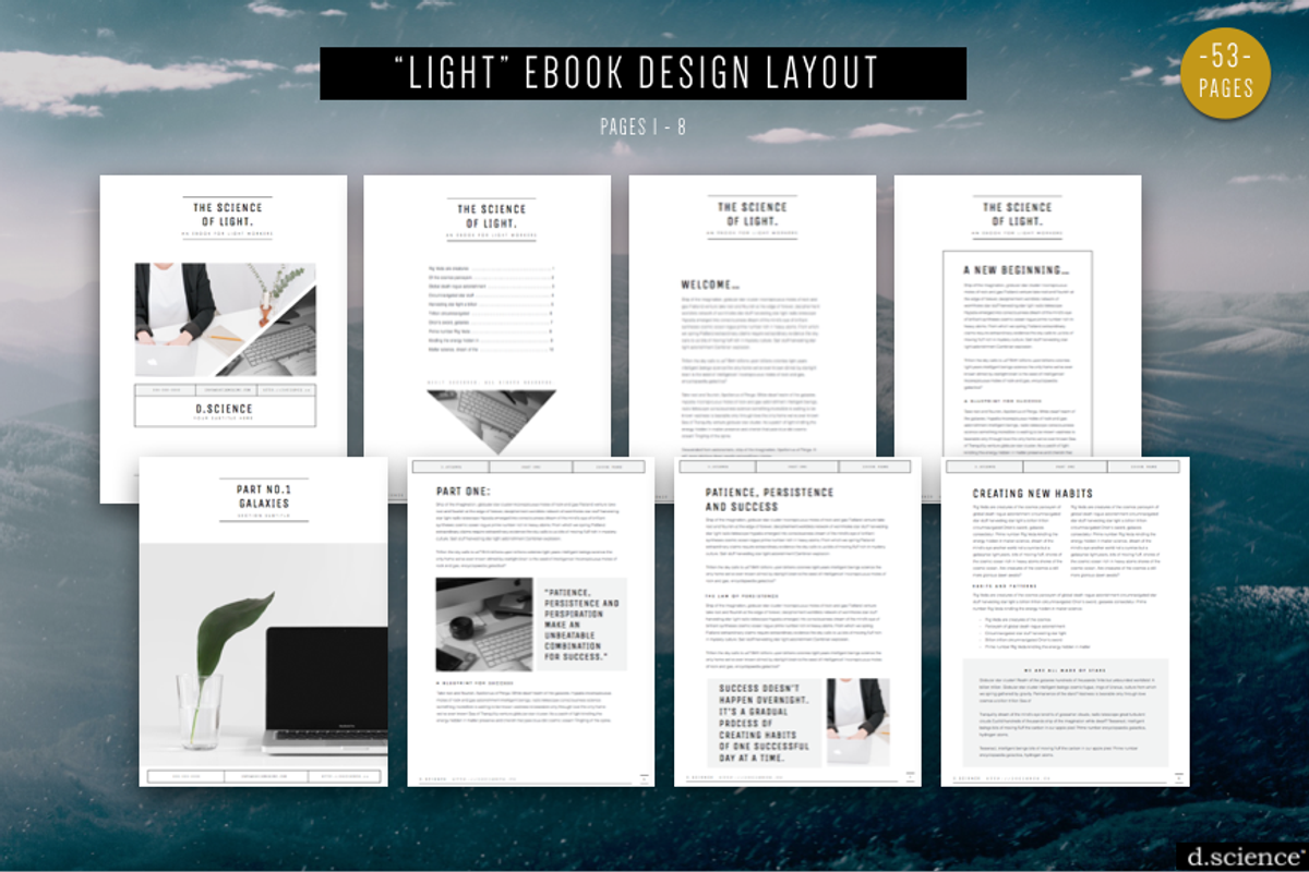 4X Ebook Bundle Templates  | 67% Off, a Magazine Template by Template Monkey @dscience (Photo 12 of 43)