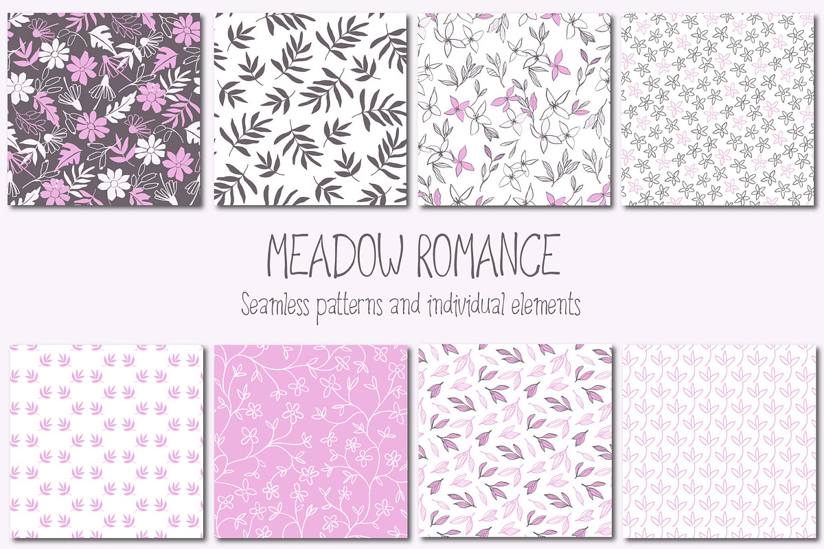 Meadow romance, a Pattern Graphic by Wild Rose (Photo 1 of 9)