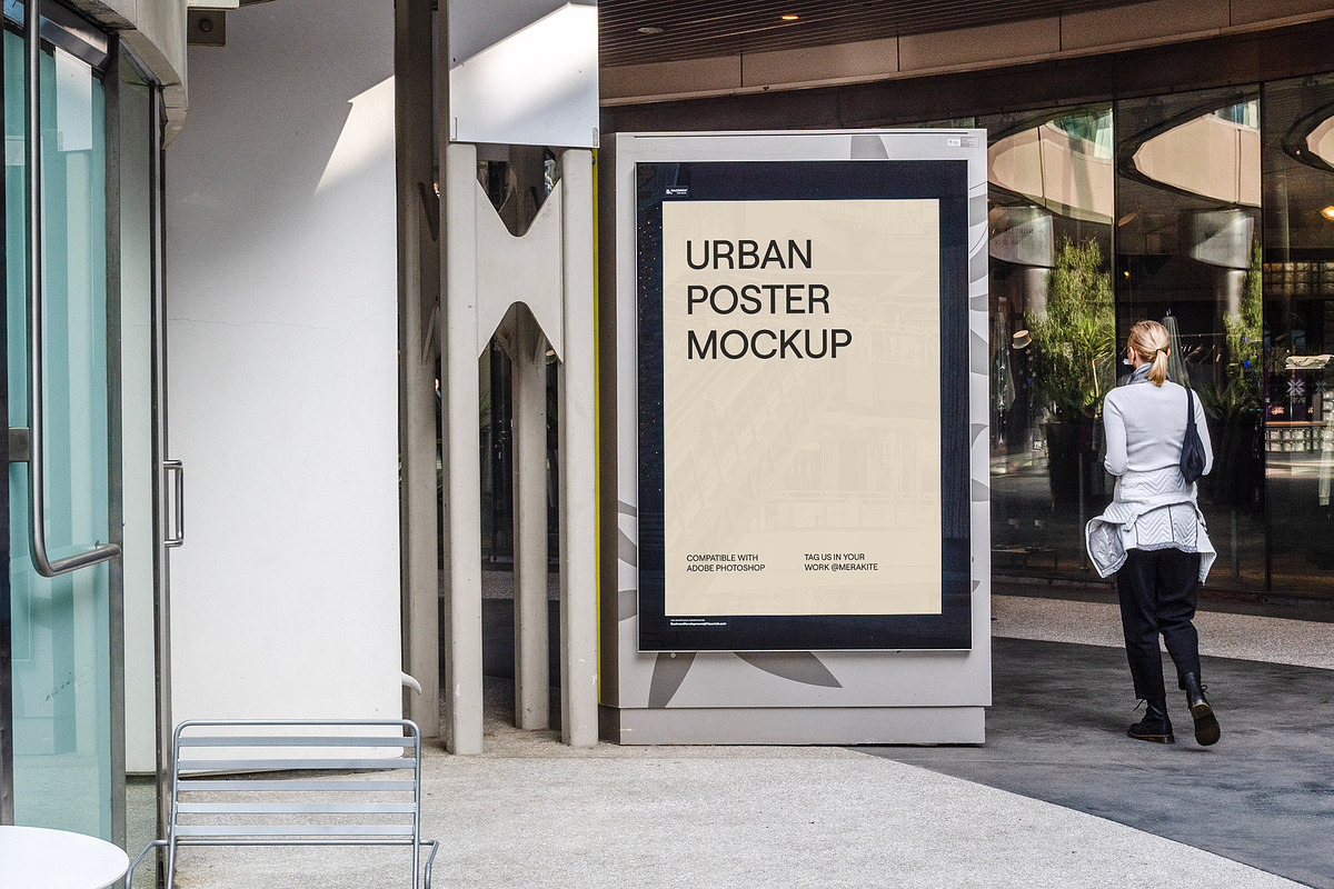 Urban Poster Sign PSD Mockup, a Mockup by Area Mockups (Photo 1 of 4)