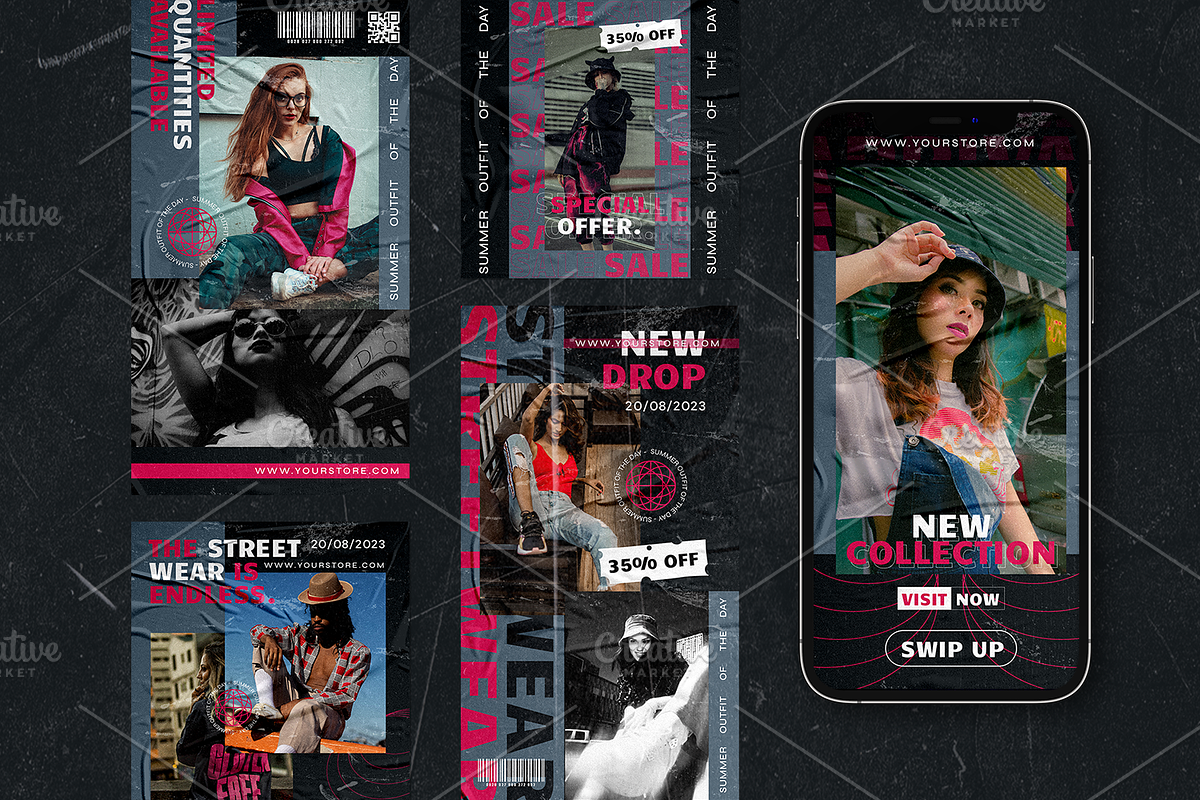 hype Instagram Template - Urbanos, a Social Media Template by Gibcreat (Photo 2 of 4)