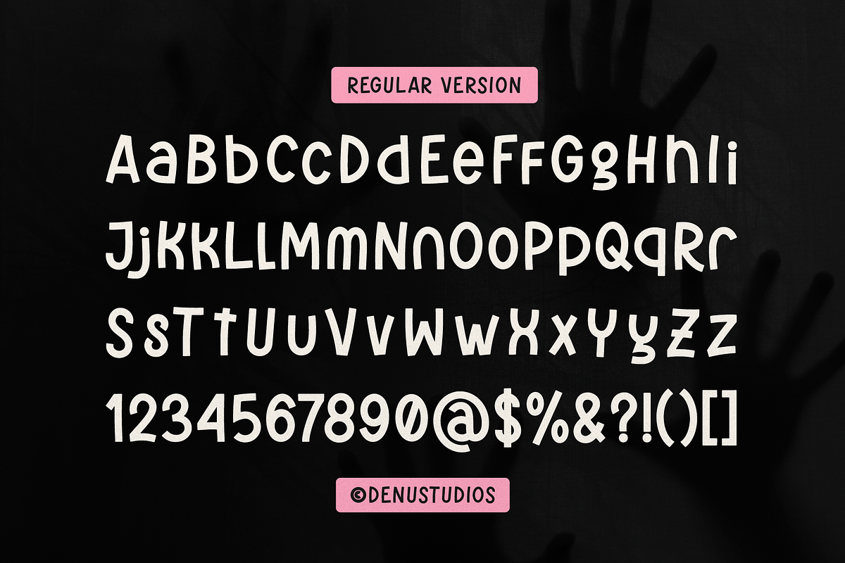 Gloomi Squish | New Halloween Font, a Handwritten Font by Denustudios (Photo 10 of 12)
