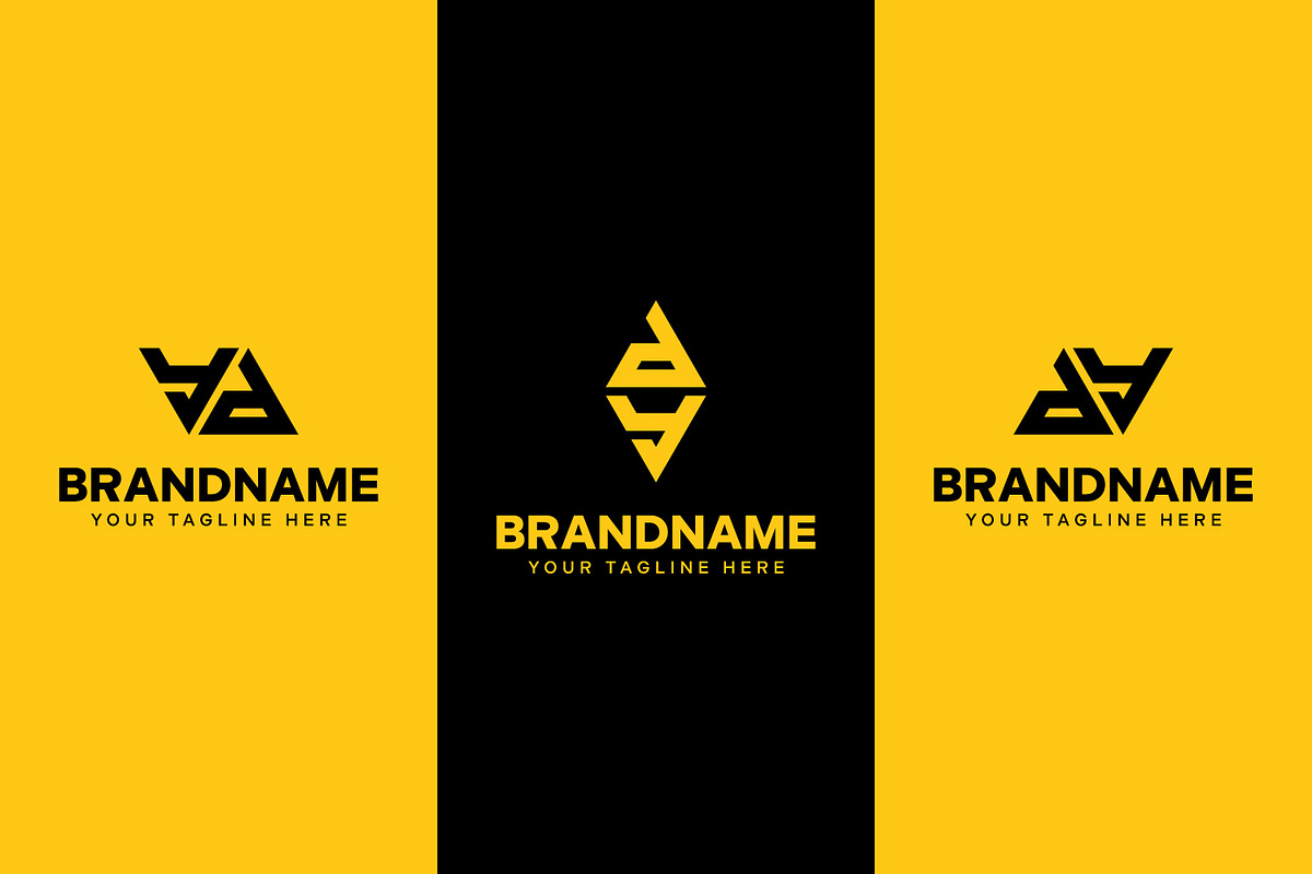 Letters YD and DY Triangle Logo, a Branding & Logo Template by Pray Art Design Studio