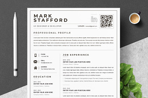 CV Template With MS Word Resume