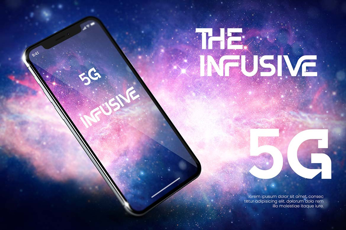 Infusive Futuristic Display Font, a Script Font by UICreative (Photo 8 of 13)