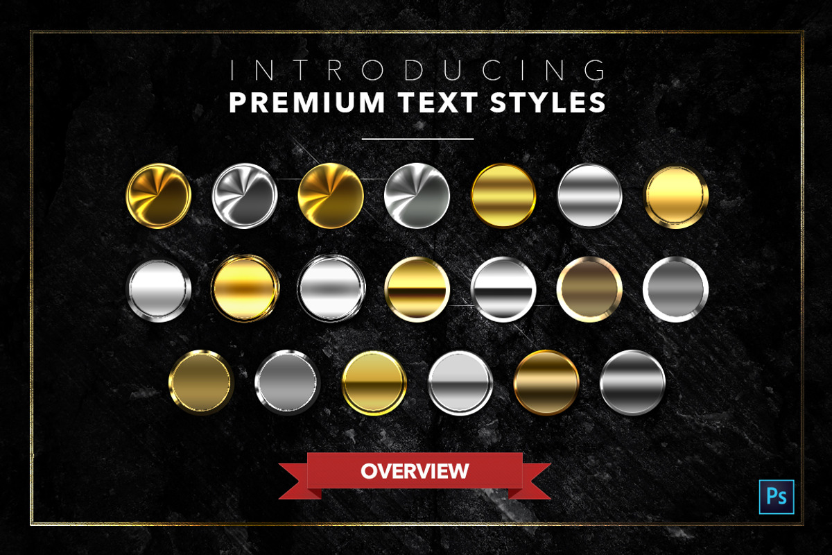 Gold & Silver #6 - 20 Text Styles, a Layer Style Add-On by Jonas Stensgaard (Photo 23 of 23)
