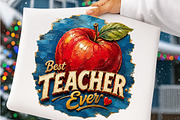 Teacher Png Sublimation Design, a Transportation Illustration by SinaCreation (Thumbnail 3 of 5)